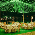 500 LED Green Christmas Lights Outdoor, 165ft Green String Lights Indoor Clear Wire 8 Modes Waterproof Plug in Twinkle Fairy Lights with Timer Memory for Room Tree Party Decorations