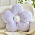 Flower Pillows, Soft Flower Shaped Pillow with Home Decorative for Couch Chair Bed,Flower Floor Throw Pillows for Adults Bedroom Living Room (Lavender Purple, 15 Inches)