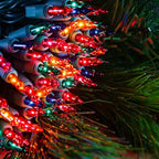 FUNPENY Halloween Mini Clear String Lights, 110V UL Certified Fairy Lights for Indoor Outdoor Christmas Tree Xmas Party Holiday Home Decorations (2 x 150 Count, Multi-colored)