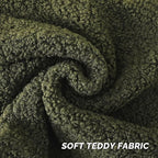 FUTEI Olive Green Throw Pillow Covers 18x18 Inch Set of 2,Furry Faux Fur Teddy Boucle Textured Cushion Covers,Soft Fluffy Decorative Pillow Case,Home Decor for Couch Bed Living Room Office Car