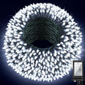 300LED 75FT Christmas Lights Indoor, LED Christmas Tree Decoration Lights with 12 Modes & Timer Memory, Dimmable Plug In Waterproof LED Xmas Light for Yard Trees Wedding Party Holiday Cool White