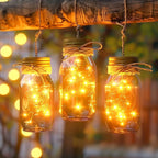 Fairy Lights Plug in, 66Feet 200LEDs Warm White String Lights, Waterproof Flexible Silver Wire for Bedroom Dorm Wedding Garland Wreath Wall Mason Jar Indoor Outdoor Christmas Tree