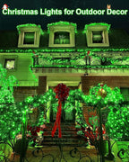 355FT 900LED LED Christmas Lights, Extra Long Outdoor String Lights Waterproof, Timer & Memory, 8 Modes Dimmable Plug in Fairy for Outside Tree Wedding Patry Green