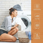 Boho Mid Century Leaf Shower Curtain Set,Arch Sun Design,Minimalistic Leaves Pattern,Waterproof and Luxurious Fabric-12 Hooks(Orange-72" x 72")