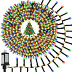 960 LED Christmas Slow Twinkle Cluster Lights, Firecracker Fairy Lights Plug in with 15 Modes & Timer Function, 39FT Waterproof String Lights for Indoor Outdoor Tree Christmas Decorations, Multicolor