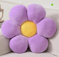 Flower Shaped Throw Pillow - Plush Purple Flower Petal Pillow, 15.75" Seating Cushion for Home Decor