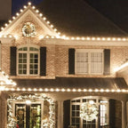 TW SHINE C9 Christmas Lights, 100 LED 66 FT Christmas String Lights Outdoor with 8 Modes Timer Waterproof Connectable for Indoor Yard Xmas Tree House Decorations (Warm White)
