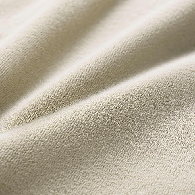 Brooklinen Super-Plush Turkish Cotton Bath Towels Set of 2 Cotton, 820 GSM, Machine Washable, Perfect Bath Towels for Bathroom, Spa & Shower (30" x 58", Stone Beige)