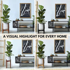 Fox & Fern Adjustable Plant Stand Indoor — 8 to 12 Inch Premium Mid Century Bamboo Plant Stand with Adjustable Width; Plug In Design; Easy to Assemble; Two Heights - For 8, 9, 10, 11 & 12 Inch Pots