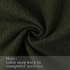 Jeneoo Sage Green Decorative Square Thick Throw Pillow Covers Fine Textured Olive Boucle Couch Cushion Cases for Sofa Living Room Decor, Set of 2, 18 x 18 Inch