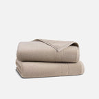 Brooklinen Super-Plush Turkish Cotton Bath Towels Set of 2 Cotton, 820 GSM, Machine Washable, Perfect Bath Towels for Bathroom, Spa & Shower (30" x 58", Driftwood)