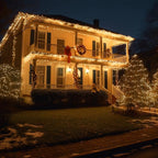 66FT 200 LED Christmas String Lights End-to-End Plug 8 Modes Indoor Lights with Timer, Outdoor Indoor Fairy Lights Christmas Tree Patio Garden Holiday Warm White