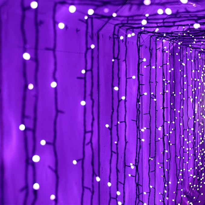 2 Pack Solar String Lights Outdoor, 200 LED Extra-Long 72FT Solar Powered Lights with 8 Lighting Modes, Waterproof Outdoor Lighting Decoration for Garden, Patio, Balcony, Xmas, Wedding, Party