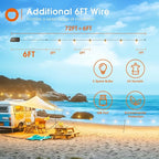 addlon 78(72+6) FT Solar String Lights Outdoor Waterproof with USB Port & Remote Control Solar Patio Lights Long Last for 20+Hrs Dimmable Solar Power LED Bulbs Hanging for Porch Garden Market Bistro