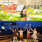 27FT Solar String Lights Outdoor with Remote, Dimmable Waterproof Solar Powered Patio Lights for Garden, Backyard, Camping, Party Shatterproof LED Edison Bulbs & Color Changing.