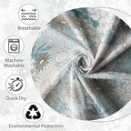 Floral Shower Curtain Rustic Various Floral Plant Curtain for Bathroom Tropical Botanical Farmhouse Waterproof Decor Shower Curtain with Hooks 72x78Inch