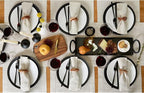 Solino Home Linen Light Natural Table Runner 156 Inches Long - 100% Pure Linen Extra Long Table Runner 14 x 156 Inch for Fall, Autumn, Thanksgiving - Classic Hemstitch
