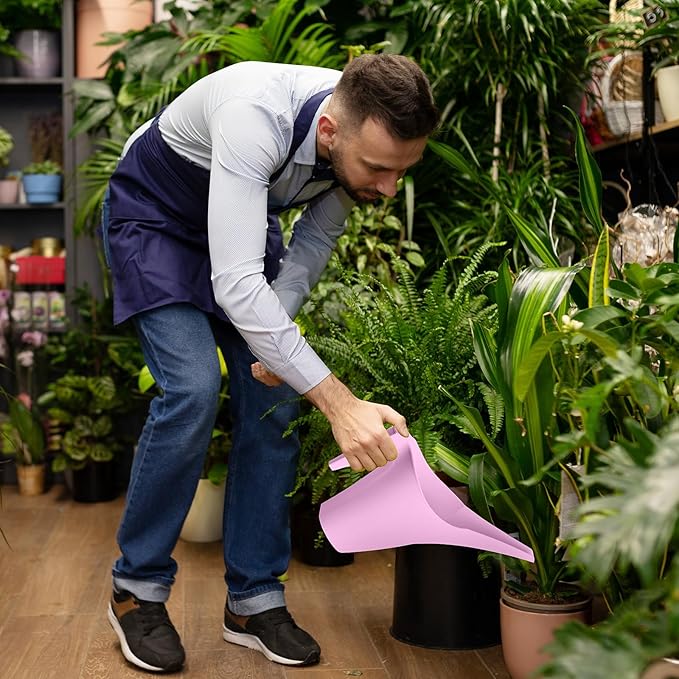 Plant Watering Can - for Home Garden - 1/2 Gallon - Pink