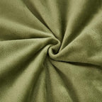JAUXIO Diamond Pinch Pleated Crystal Velvet Pillowcases 2 Pack Solid Pintuck Throw Cushion Cover for Home Decor Hidden Zipper Closure (Sage, Standard)