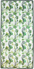 Little Unicorn 5'x10' XL Outdoor Family Picnic & Beach Blanket | Durable & Water-Resistant Fabric | Compact Fold & Easily Wipes Clean | Zipper Pocket (Tropical Leaf)