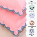 Folkulture Throw Pillow Covers | (12 x 20) Set of 2 Lumbar Pillow Decorative | Cotton Couch Pillows for Living Room | Cute Outdoor Pillows | Throw Pillow for Couch or Home Decor