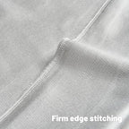 FUTEI White Chenille Decorative Throw Pillow Covers 16x16 Inch Set of 2,Soft Embossed Striped Textured Cushion Case,Modern Home Decor for Couch Bed Living Room
