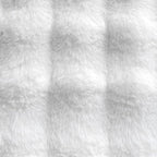 Neelvin Cream White Faux Fur Cozy Soft Double-Sided Decorative Throw Pillow Covers 16x16 inch Set of 2,Velvet Pillowcase Cushion Case for Sofa Couch