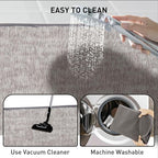 Bath Mats 30x20 Non-Slip Absorbent Bathroom Rug, Quick Dry Machine Washable Shower Tub Mat with Rubber Backing, Soft Floor Carpet for Bathroom Decor Bark Light Gray