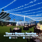 200 LED Christmas String Lights 66ft White Christmas Lights Outdoor Clear Wire Waterproof 8 Modes Connectable Twinkle Fairy String Lights Plug in for Bedroom Room Wedding Decorations, Cool White