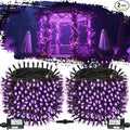 Connectable Purple Halloween Lights, 2pack 164ft 400Led 13 Modes String Lights Plug in, Twinkle Light with Timer Indoor/Outdoor for Tree Party Halloween Decorations