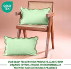 Folkulture Throw Pillow Covers | (12 x 20) Set of 2 Lumbar Pillow Decorative | Couch Pillows for Living Room | Cute Outdoor Pillows, Green Pillow Covers | Throw Pillows for Couch, Green Pillow Covers