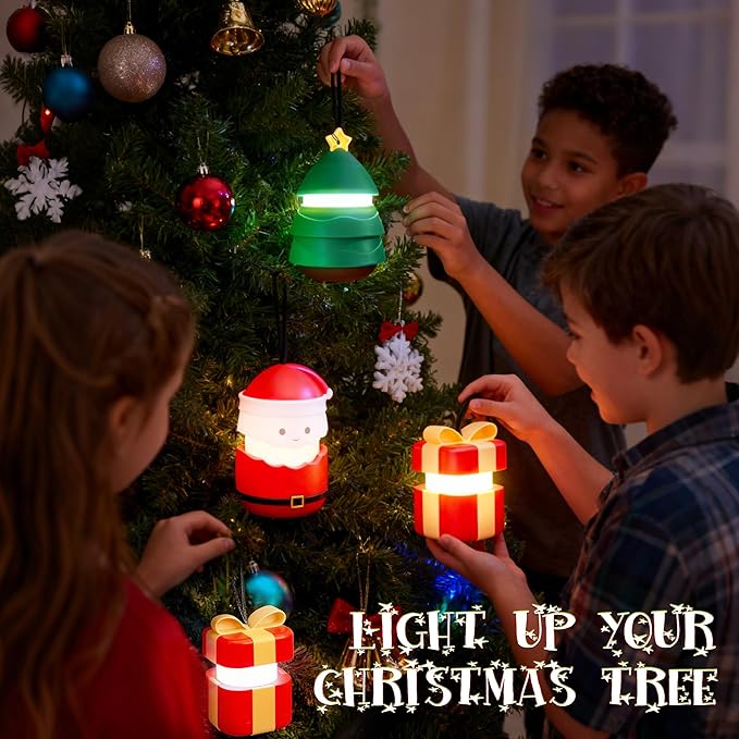 Christmas Gift EverBrite Christmas Gift Box Lantern 3 Pack, 5 Light Modes Holiday Decoration Presents for Women and Men, AAA Batteries Contained Stocking Stuffers, Christmas Lights Indoor & Outdoor