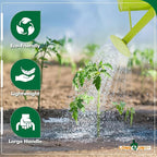 Galvanized Iron Watering Can for Indoor Plants, DIY Watering Cans for House Plant Garden Flower, Long Spout Water Can for Outdoor Watering Plants 7.57L 2 Gallon (Green)