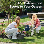 2 Gallon Watering Can for Outdoor Plants, Plant Watering Can with Removable Long Spout and Stainless Steel Sprinkler Head, Large Water Can for Garden Flowers Vegetables