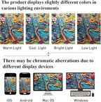 Bohemian Bathroom Curtain Colorful Boho Floral Print Beautiful Bright Polyester Fabric Cloth Shower Curtain for Bathroom Decoration, 72"x72"