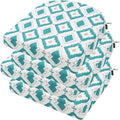 idee-home Outdoor Chair Cushions Set of 4, Thick 17" x 17" x 3" Outdoor Seat Cushions Patio Furniture Waterproof with Ties, Dining Pads