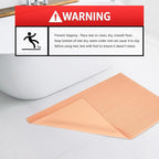 American Soft Linen Bath Rug, 17 in 24 in 100% Cotton Bath Mats Rugs for Bathroom, Slip Reducer Washable Shaggy Form Area Rugs, Malibu Bath Rug