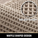 H.VERSAILTEX Upgraded Waffle Bath Mat Super Absorbent Bathroom Mats Non Slip Bath Rugs for Bathroom Floor Machine Washable Dry Fast Bathroom Rugs for Beside Tub, 24" x 36", Irish Cream