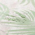 Fabric Shower Curtain, Sage Green and Brown Tropical Plant Leaf Print Shower Curtains for Bathroom, Waterproof Bathroom Curtains, 72" W x 72" H