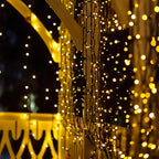 2 Pack Solar String Lights for Outside, 72FT 200 LED Solar Christmas Lights Outdoor with 8 Lighting Modes, IP65 Waterproof Solar String Lights Outdoor for Garden Party Tree Decor,Warm White