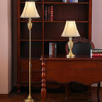 GO&SO Set of 2 Medium Lamp Shades Beige Oatmeal,Square Cut Comer Lamoshade for Floor and Table Lamps,6.5x13.2x10.6".Natural Linen, Traditional Shade for Bedroom Easy Assembly Required (2 Pack)