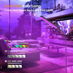 Floor Lamps, RGB Color Changing Dimmer Bright LED Floor Lamp with Stepless Adjustable 3000K-6000K, Smart Remote Control Modern Standing Floor Lamp for Bedroom, Reading, Gaming Room