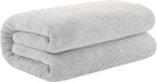 Cotton Paradise 100% Cotton 40x80 Oversized Bath Sheet, Extra Large Turkish Bath Towels for Bathroom, Silver Grey Bathsheet