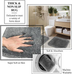 21 Pcs Bathroom Accessory Set with Waterproof Shower Curtain and Non Slip Mat,Resin Bath Set with Toothbrush Holder and Lotion Soap Dispenser,Bathroom Countertop Organizer Set for Home Apartment