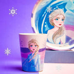 Zak Designs Disney Frozen 2 Kids Dinnerware Set 3 Pieces, Durable and Sustainable Melamine Bamboo Plate, Bowl, and Tumbler are Perfect For Dinner Time With Family (Anna, Elsa, Olaf)