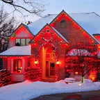 JMEXSUSS 200 LED Halloween Lights Indoor Outdoor, 66ft Connectable LED Red Christmas Lights Plug in, 8 Modes Red String Light for Halloween Tree Indoor Bedroom Garden Yard Porch House Decorations