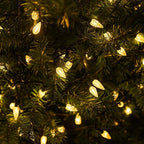 TW SHINE C6 Christmas String Lights, 200 LED 66 FT Christmas Lights Outdoor with 8 Modes Timer, Waterproof Connectable for Indoor Yard Xmas Tree House Christmas Decorations (Warm White)