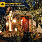 1000 LED 328ft 8 Modes with Timer Christmas String Lights IP55 Outdoor Waterproof UL Certificated Indoor Fairy Lights Garden Patio Wedding Christma Trees Parties Decoration Warm White