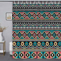 Boho Shower Curtain for Bathroom Bohemian Stripe Cute Shower Curtains Fabric Colorful Cloth Shower Curtain Modern Bathroom Waterproof Hooks Included 72 x 72 Inch