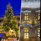300 LED Christmas String Lights, 108FT - UL Certified Outdoor & Indoor Fairy Lights for Tree, Patio, Garden, Party, Wedding, Halloween, Holiday Decor